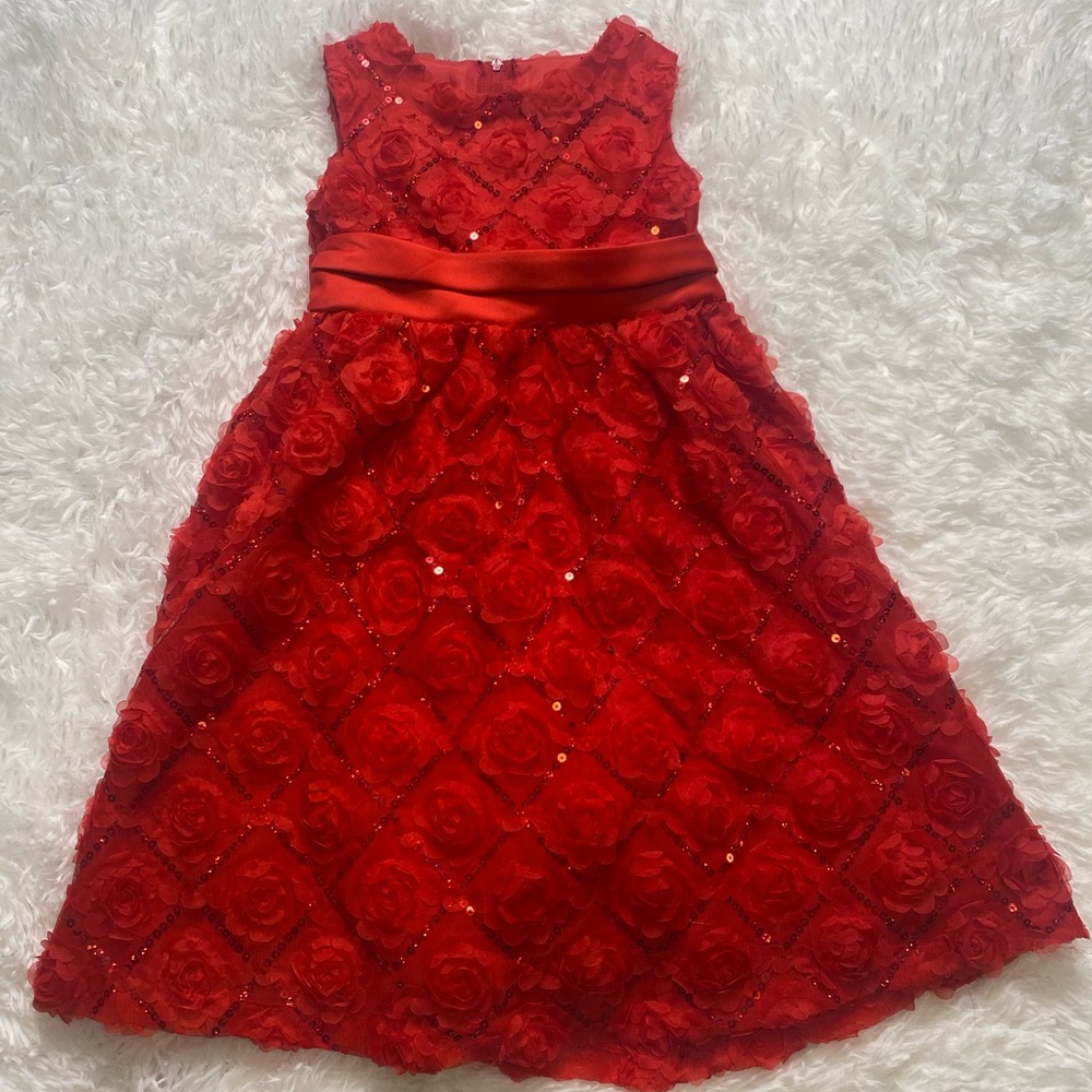 Rare Edition Red Dress - Girls Size 6